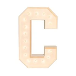 Wood Marquee - BOLD Font - Letter "C" - 4ft Tall 11 Wood Marquee - BOLD Font - Letter "C" - 4ft Tall -Event Decoration Sales Shop WOOD MAR BOLD C 03 1