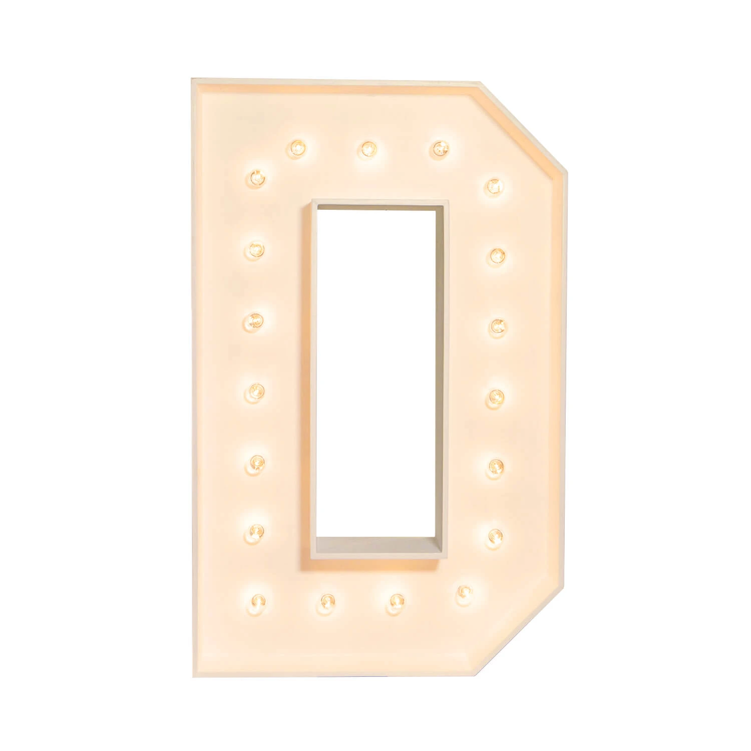 Wood Marquee - BOLD Font - Letter "D" - 4ft Tall 5 Wood Marquee - BOLD Font - Letter "D" - 4ft Tall - Image 3