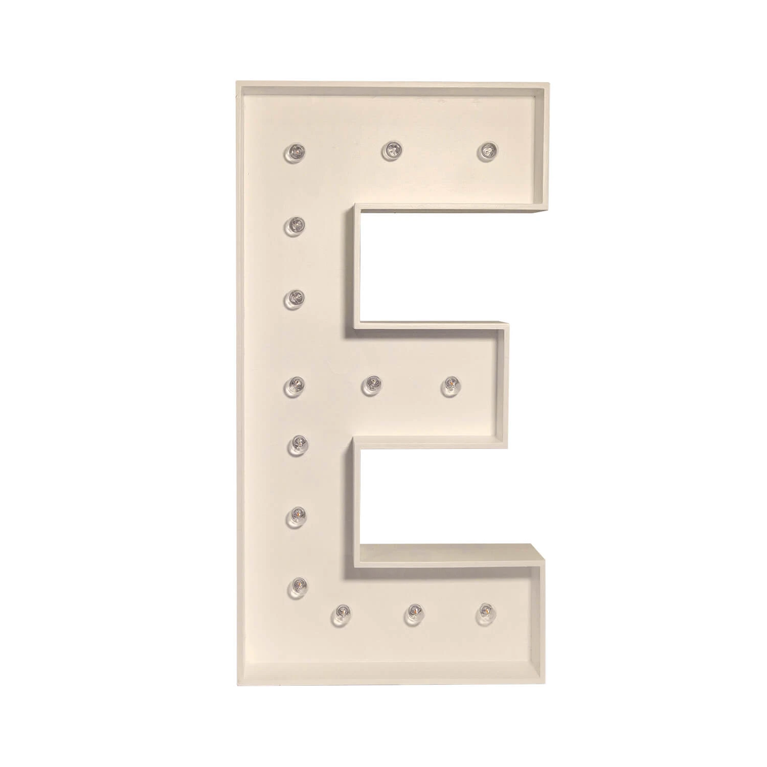 Wood Marquee - BOLD Font - Letter "E" - 4ft Tall 5 Wood Marquee - BOLD Font - Letter "E" - 4ft Tall - Image 3