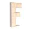 Wood Marquee - BOLD Font - Letter "F" - 4ft Tall 2 Wood Marquee - BOLD Font - Letter "F" - 4ft Tall -Event Decoration Sales Shop WOOD MAR BOLD F 1 2