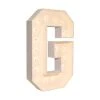 Wood Marquee - BOLD Font - Letter "G" - 4ft Tall 1 Wood Marquee - BOLD Font - Letter "G" - 4ft Tall -Event Decoration Sales Shop WOOD MAR BOLD G 1 2