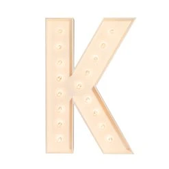 Wood Marquee - BOLD Font - Letter "K" - 4ft Tall -Event Decoration Sales Shop WOOD MAR BOLD K 03 1