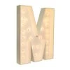 Wood Marquee - BOLD Font - Letter "M" - 4ft Tall -Event Decoration Sales Shop WOOD MAR BOLD M 1 2