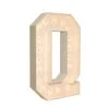 Wood Marquee - BOLD Font - Letter "Q" - 4ft Tall 2 Wood Marquee - BOLD Font - Letter "Q" - 4ft Tall -Event Decoration Sales Shop WOOD MAR BOLD Q 1 2 3