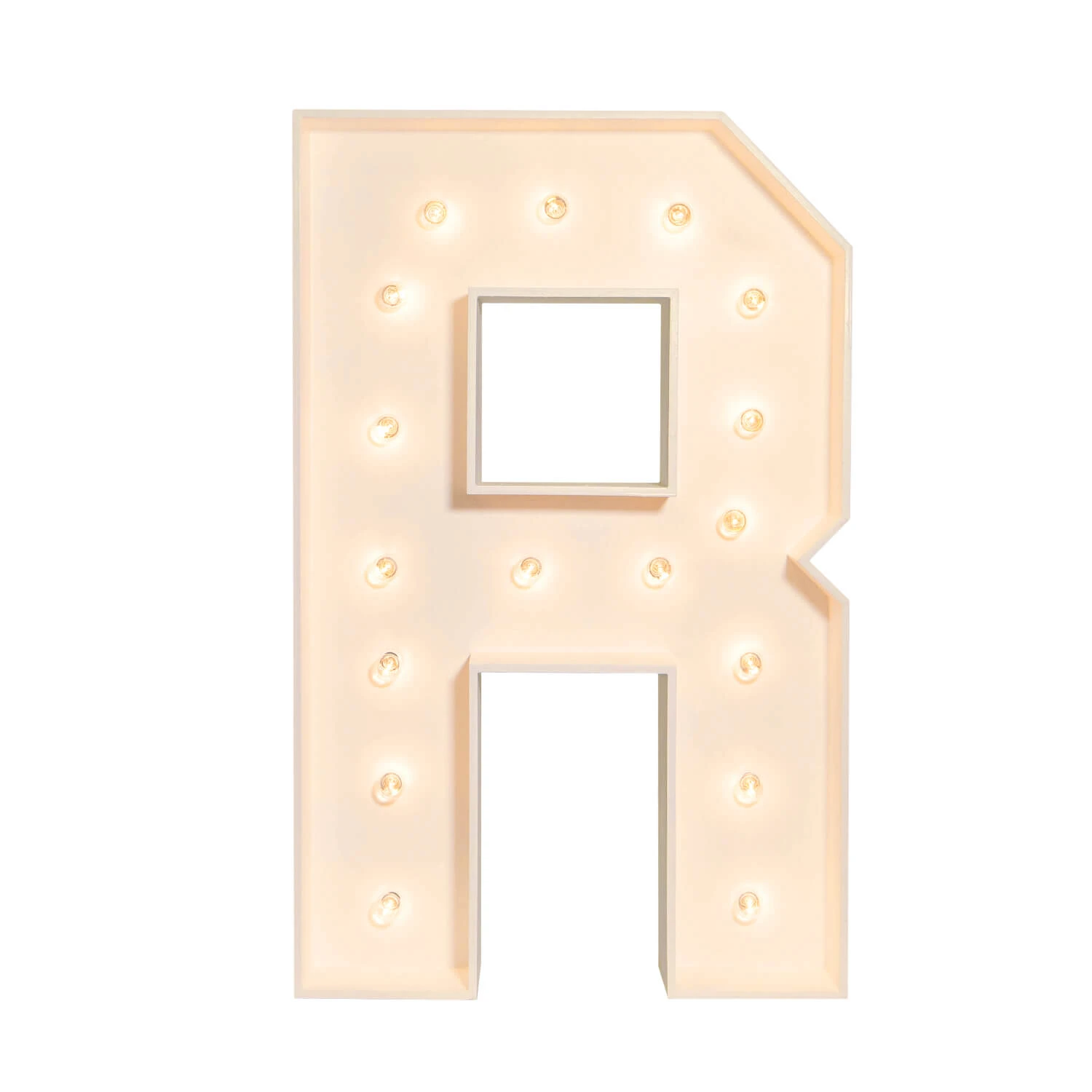 Wood Marquee - BOLD Font - Letter "R" - 4ft Tall 5 Wood Marquee - BOLD Font - Letter "R" - 4ft Tall - Image 3