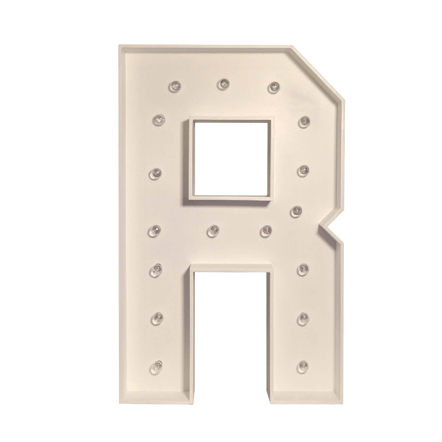 Wood Marquee - BOLD Font - Letter "R" - 4ft Tall 6 Wood Marquee - BOLD Font - Letter "R" - 4ft Tall - Image 4