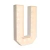 Wood Marquee - BOLD Font - Letter "U" - 4ft Tall 2 Wood Marquee - BOLD Font - Letter "U" - 4ft Tall -Event Decoration Sales Shop WOOD MAR BOLD U 1 2