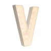 Wood Marquee - BOLD Font - Letter "V" - 4ft Tall -Event Decoration Sales Shop WOOD MAR BOLD V 1 2