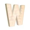 Wood Marquee - BOLD Font - Letter "W" - 4ft Tall -Event Decoration Sales Shop WOOD MAR BOLD W 1 2