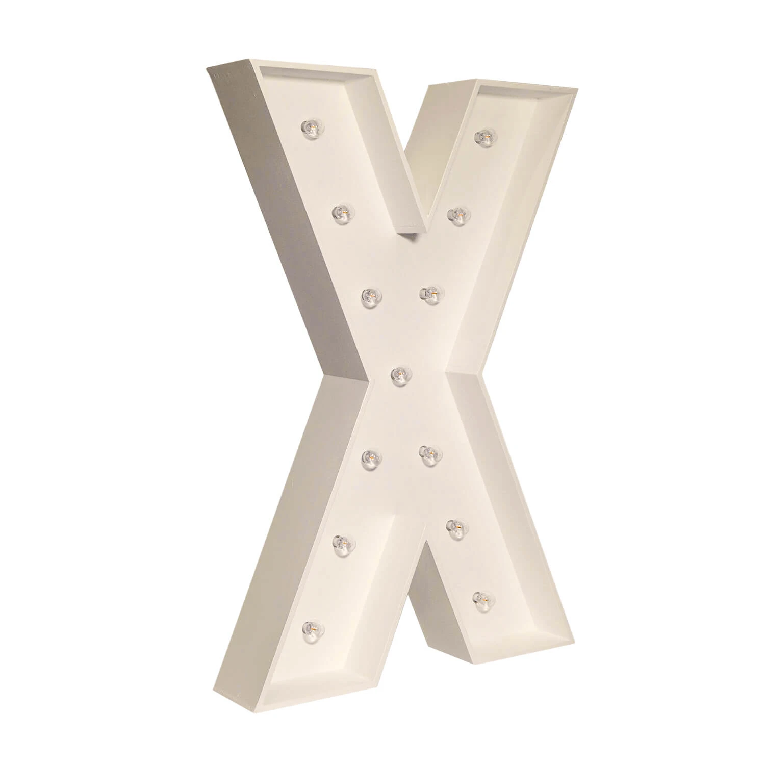 Wood Marquee - BOLD Font - Letter "X" - 4ft Tall 4 Wood Marquee - BOLD Font - Letter "X" - 4ft Tall - Image 2