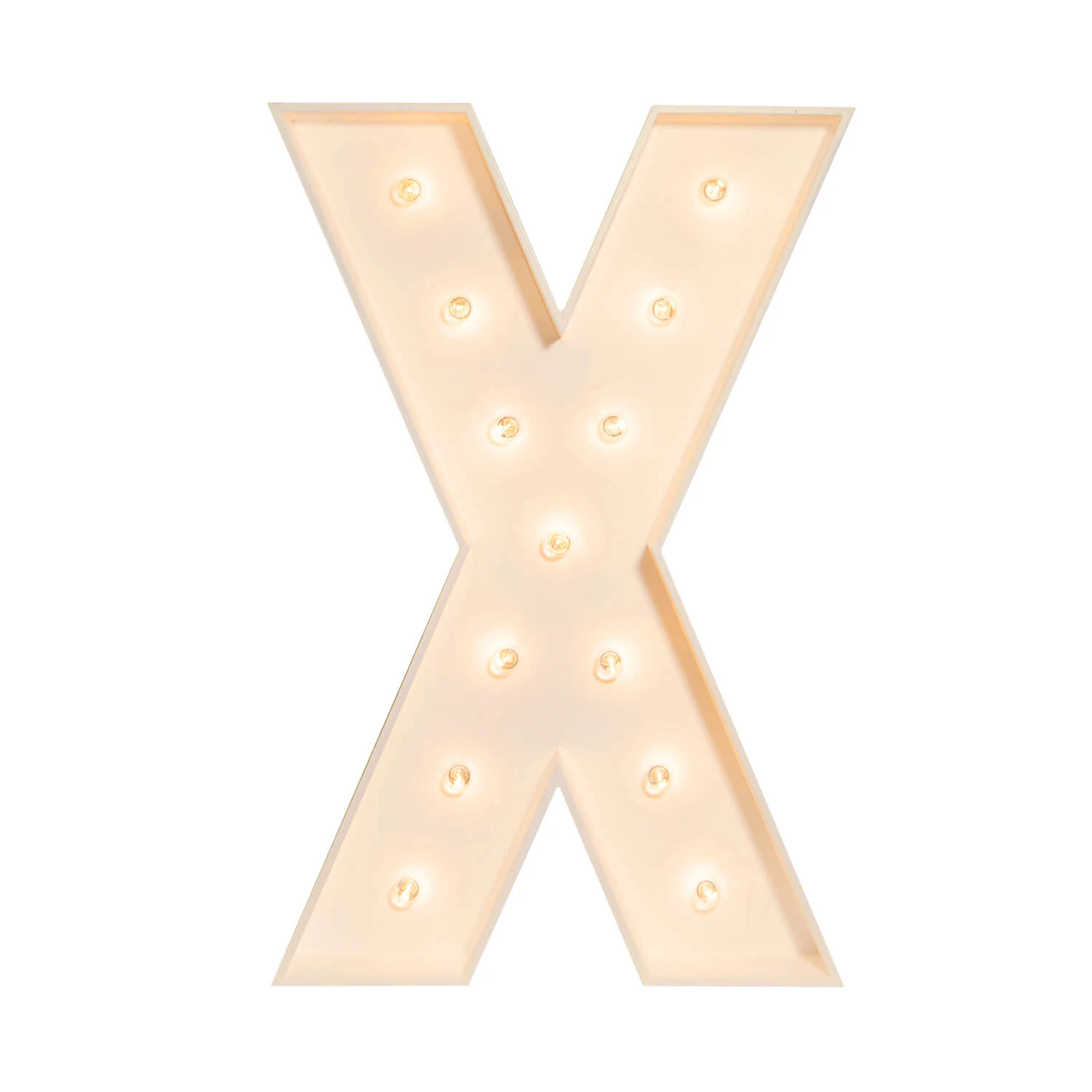 Wood Marquee - BOLD Font - Letter "X" - 4ft Tall 5 Wood Marquee - BOLD Font - Letter "X" - 4ft Tall - Image 3
