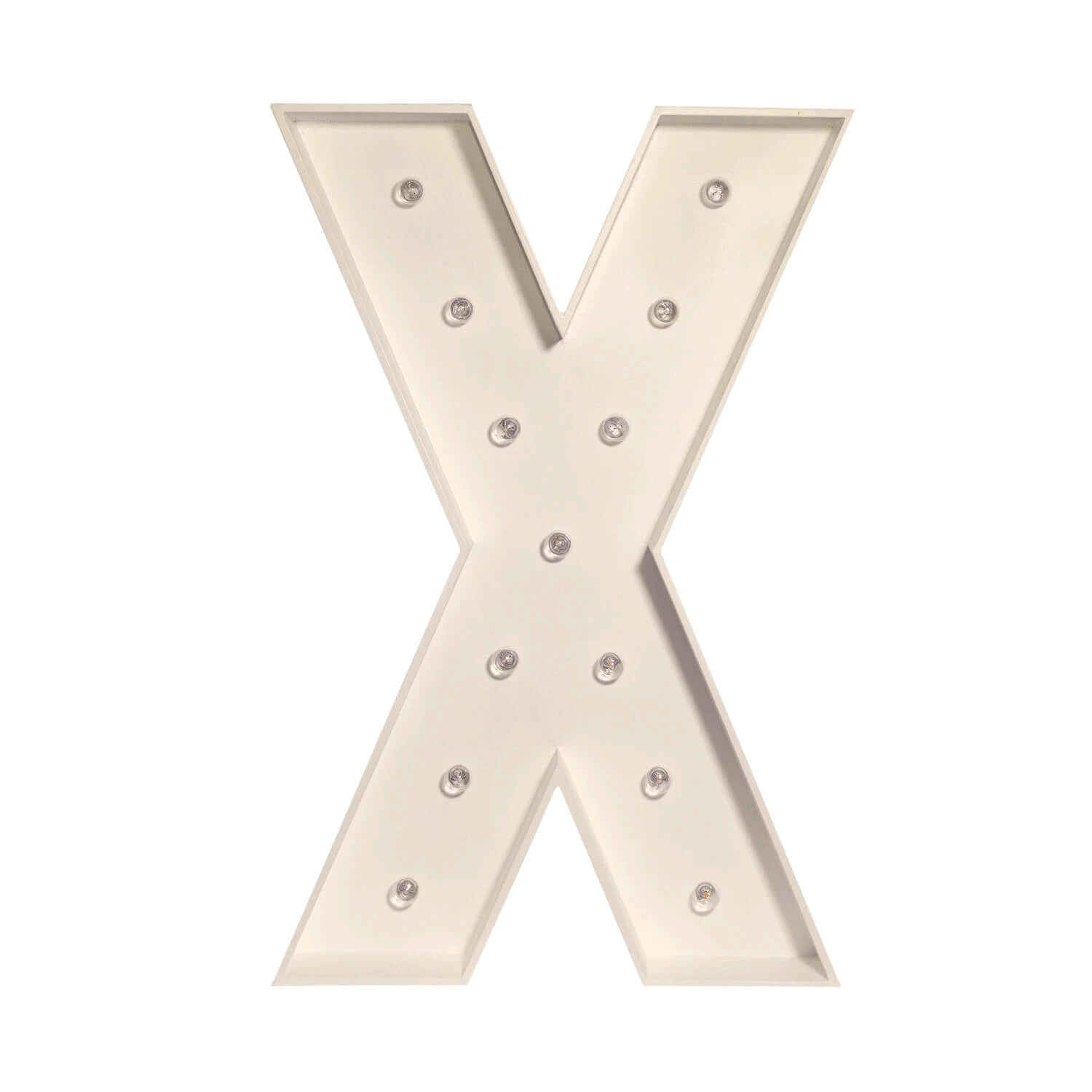 Wood Marquee - BOLD Font - Letter "X" - 4ft Tall 6 Wood Marquee - BOLD Font - Letter "X" - 4ft Tall - Image 4