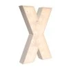 Wood Marquee - BOLD Font - Letter "X" - 4ft Tall -Event Decoration Sales Shop WOOD MAR BOLD X 1 2