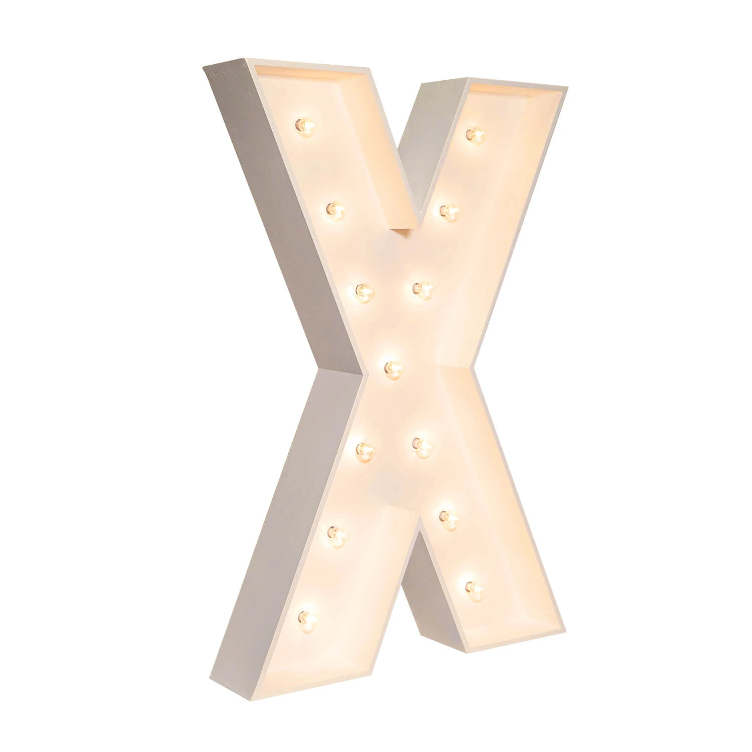 Wood Marquee - BOLD Font - Letter "X" - 4ft Tall 3 Wood Marquee - BOLD Font - Letter "X" - 4ft Tall