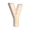Wood Marquee - BOLD Font - Letter "Y" - 4ft Tall -Event Decoration Sales Shop WOOD MAR BOLD Y 1 2