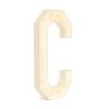 Wood Marquee Letter "C" -Event Decoration Sales Shop WOOD MAR C 1 2