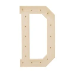 Wood Marquee Letter "D" -Event Decoration Sales Shop WOOD MAR D 04