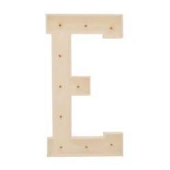 Wood Marquee Letter "E" -Event Decoration Sales Shop WOOD MAR E 04
