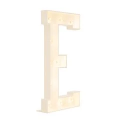 Wood Marquee Letter "E"
