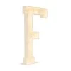 Wood Marquee Letter "F" 1 Wood Marquee Letter "F" -Event Decoration Sales Shop WOOD MAR F 1 2