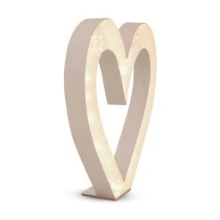 Wood Marquee "Heart Symbol" -Event Decoration Sales Shop WOOD MAR HEART 03 1