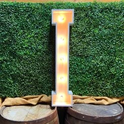 Wood Marquee Letter "I" -Event Decoration Sales Shop WOOD MAR I 03
