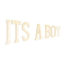 Wood Marquee "ITS A BOY"