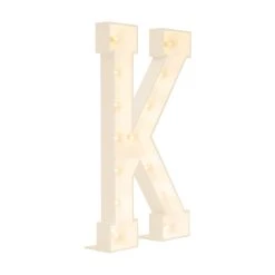 Wood Marquee Letter "K"