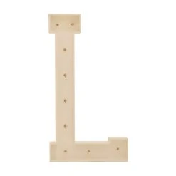 Wood Marquee Letter "L" -Event Decoration Sales Shop WOOD MAR L 04