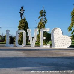 Wood Marquee "LOVE" -Event Decoration Sales Shop WOOD MAR LOVE 07