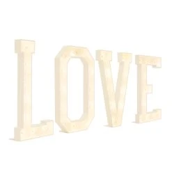 Wood Marquee "LOVE"