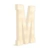 Wood Marquee Letter "M" 1 Wood Marquee Letter "M" -Event Decoration Sales Shop WOOD MAR M 1 2