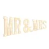 Wood Marquee "MR & MRS" -Event Decoration Sales Shop WOOD MAR MRMRS 1