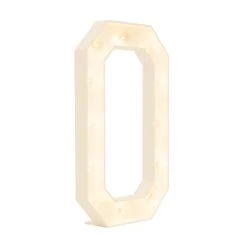 Wood Marquee Letter "O"