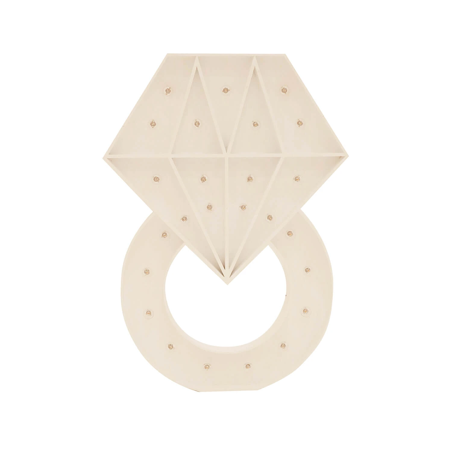 Wood Marquee - BOLD FONT - "Ring Symbol" - 4ft Tall 4 Wood Marquee - BOLD FONT - "Ring Symbol" - 4ft Tall - Image 2