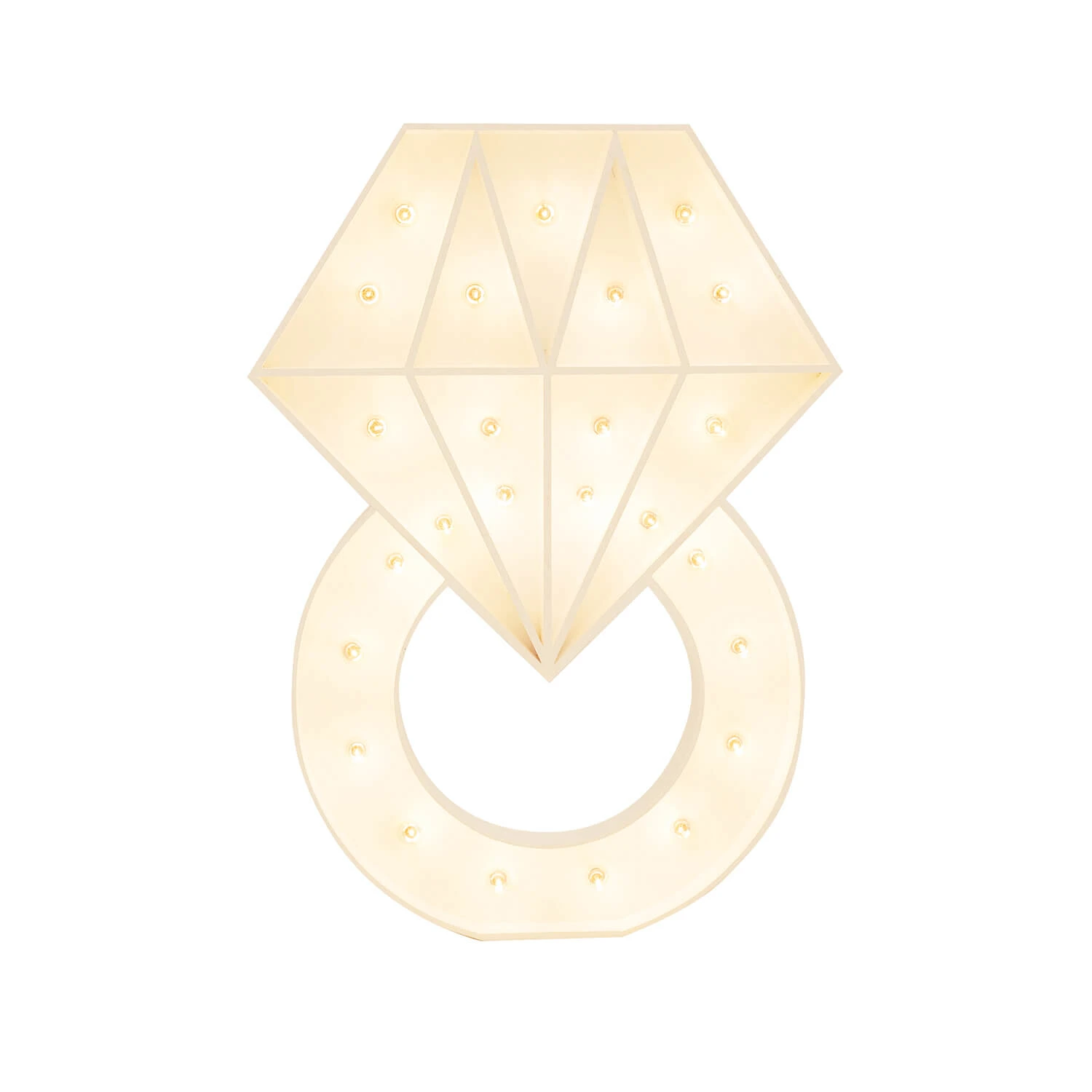 Wood Marquee - BOLD FONT - "Ring Symbol" - 4ft Tall 3 Wood Marquee - BOLD FONT - "Ring Symbol" - 4ft Tall