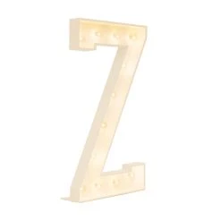 Wood Marquee Letter "Z"