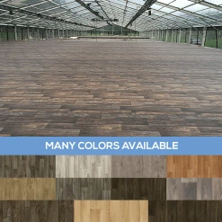 Rolled "Wood Floor" Vinyl - Choose Your Color & Size!