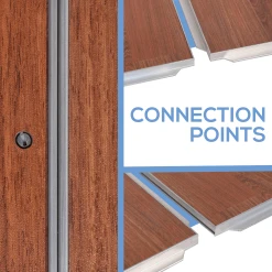 8ft By 8ft Premium Laminate Wood Dance Floor - Portable With Aluminum Side Paneling - Variety Of Finishes -Event Decoration Sales Shop Wood dance floors img