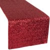 Standard Sequin Table Runner By Eastern Mills - Apple Red 1 Standard Sequin Table Runner By Eastern Mills - Apple Red -Event Decoration Sales Shop applered glitz sequin table runner 2