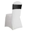 Sequin & Spandex Chair Band By Eastern Mills - Black - 10 Pack 2 Sequin & Spandex Chair Band By Eastern Mills - Black - 10 Pack -Event Decoration Sales Shop black sequin spandex chair band 1