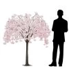 5FT Drooping Cherry Blossom Tree - Floor Or Centerpiece - 10 Interchangeable Branches - Blush/Light Pink