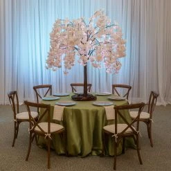 5FT Drooping Cherry Blossom Tree - Floor Or Centerpiece - 10 Interchangeable Branches - Blush/Light Pink 11 5FT Drooping Cherry Blossom Tree - Floor Or Centerpiece - 10 Interchangeable Branches - Blush/Light Pink -Event Decoration Sales Shop blush lightpink 5.5ft drooping hydrangea bloom tree 5