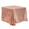 Square 90" X 90" Sequin Tablecloth By Eastern Mills - Premium Quality - Soft Pink/Blush 1 Square 90" X 90" Sequin Tablecloth By Eastern Mills - Premium Quality - Soft Pink/Blush -Event Decoration Sales Shop blush square 90x90 sequin tablecloth 1