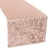 Standard Sequin Table Runner By Eastern Mills - Blush/Rose Gold 2 Standard Sequin Table Runner By Eastern Mills - Blush/Rose Gold -Event Decoration Sales Shop blushrosegold glitz sequin table runner 2