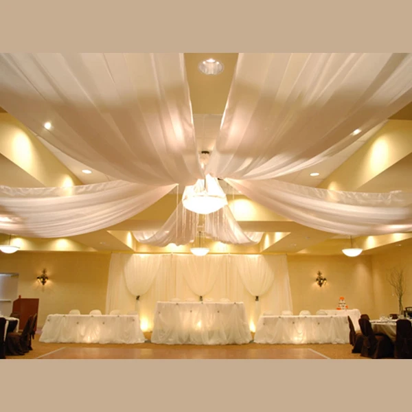 6-Panel 40ft Starburst Ceiling Draping Kit (82 Feet Wide) 6 6-Panel 40ft Starburst Ceiling Draping Kit (82 Feet Wide) - Image 4