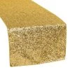 Standard Sequin Table Runner By Eastern Mills - Gold -Event Decoration Sales Shop gold glitz sequin table runner 2