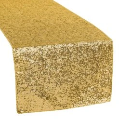 Standard Sequin Table Runner By Eastern Mills - Gold
