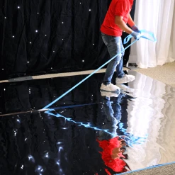 Reflective Mirrored Floor / Aisle Runner / Table Top & More! - 59" Wide / 55 Yards - Silver -Event Decoration Sales Shop img REFLECTIVE MIRRORED FLOOR AISLE RUNNER 02