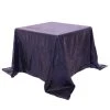 Square 90" X 90" Sequin Tablecloth By Eastern Mills - Premium Quality - Navy Blue -Event Decoration Sales Shop navyblue square sequin tablecloth 1 1